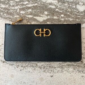 Ferragamo Gancini wallet/credit card holder